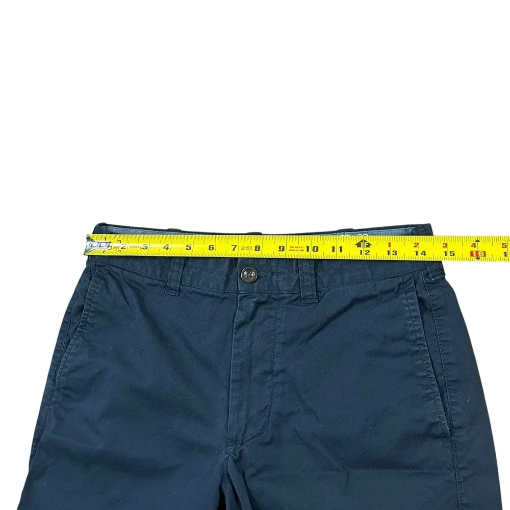 J Crew Stretch Shorts Mens‎ 29x10.5 Cotton Navy Blue Preppy Chino